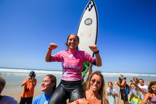 CONGRATS ZAHLI! WINNING THE CARAIBOS LACANAU PRO, FRANCE!