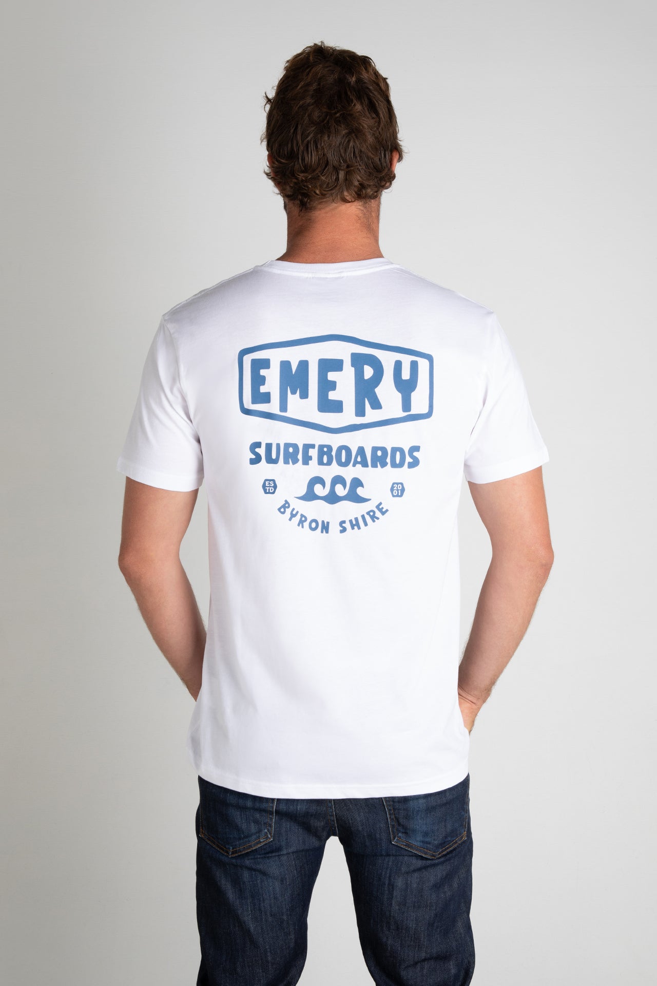 BYRON SHIRE TEE / WHITE