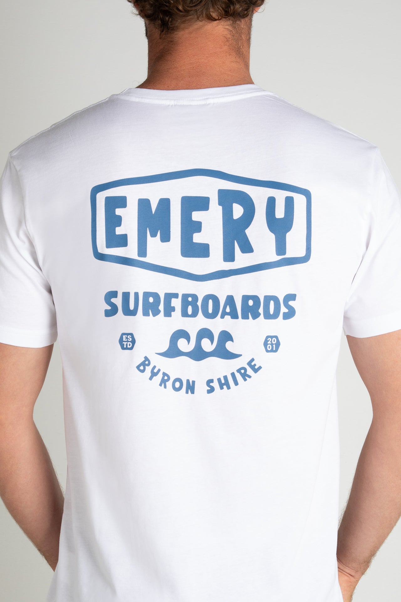 BYRON SHIRE TEE / WHITE