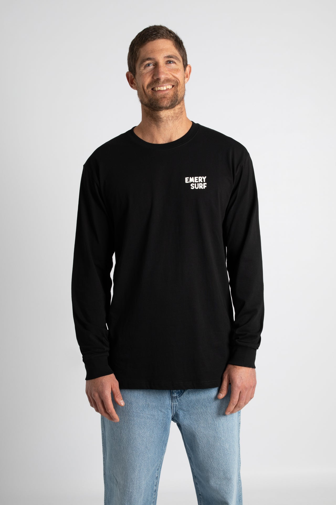 NASHUA LONG SLEEVE TEE / BLACK