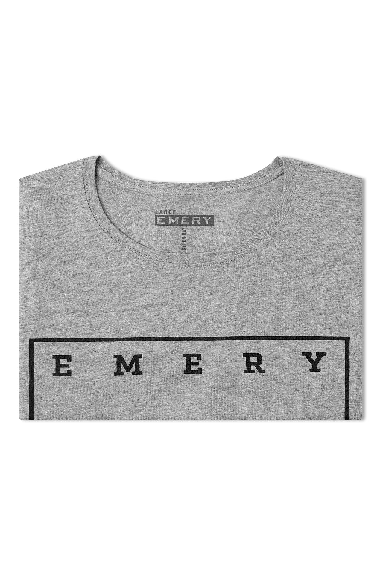 SURF CO BAND CUT TEE / GREY MARLE (BACK IN STOCK)