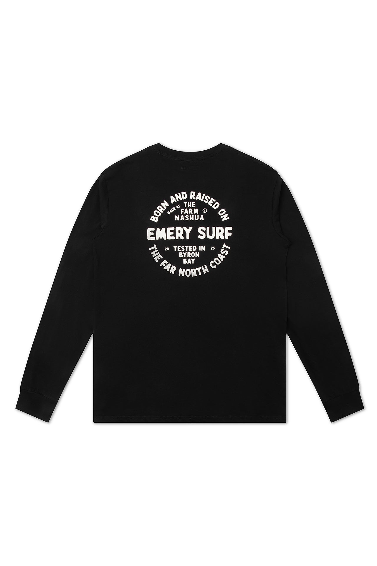 NASHUA LONG SLEEVE TEE / BLACK