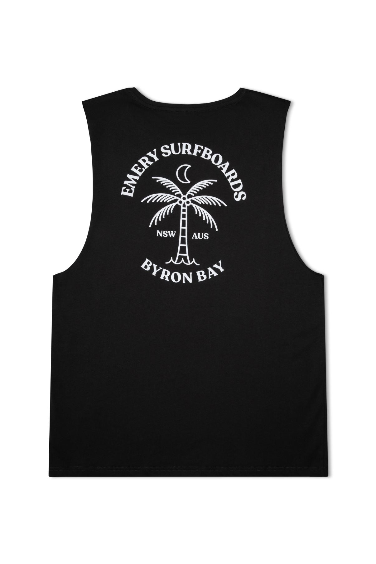 NEW PALM BAND CUT TEE / COAL (BACK IN STOCK)