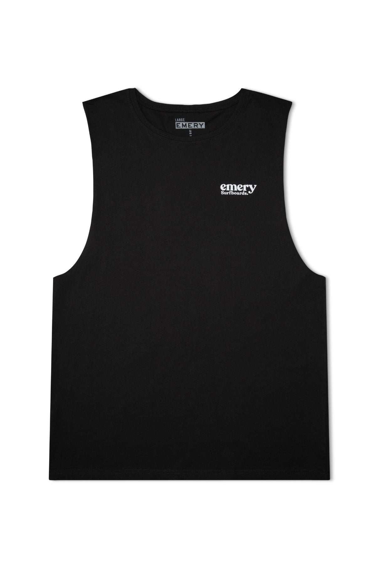 NEW PALM BAND CUT TEE / COAL (BACK IN STOCK)