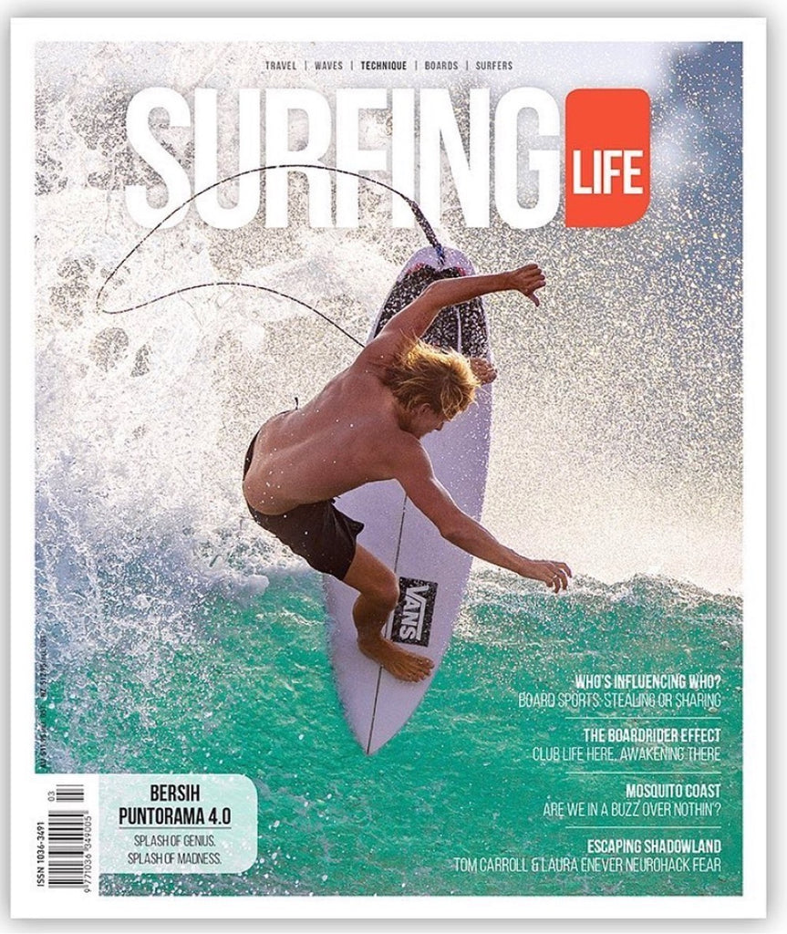 HARRY BRYANT FLYING ON THE COVER OF SURFING LIFE MAGAZINE!