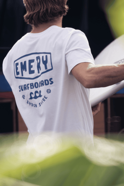 BYRON SHIRE TEE / WHITE