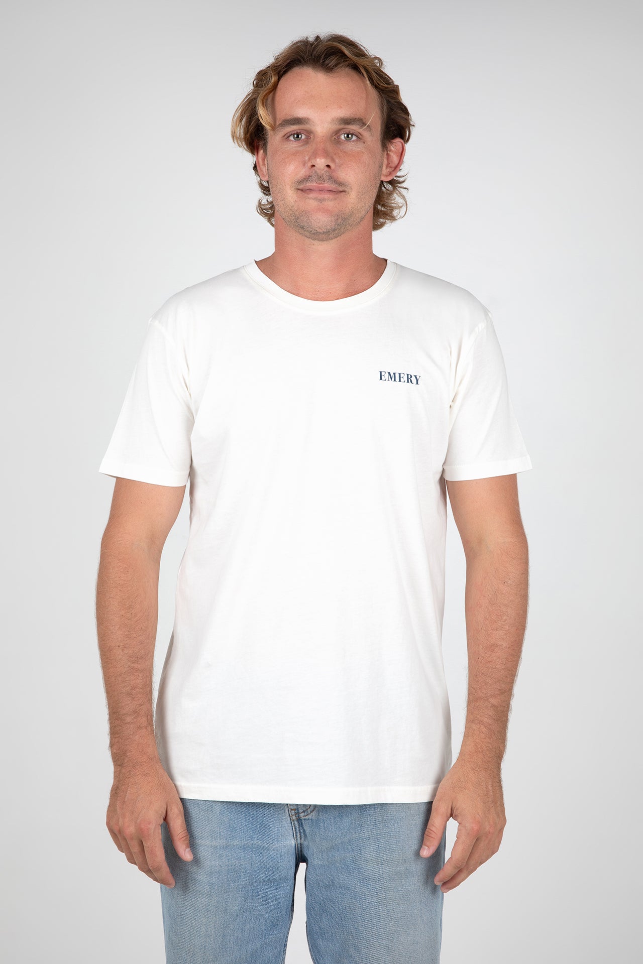 SERIF TEE / NATURAL