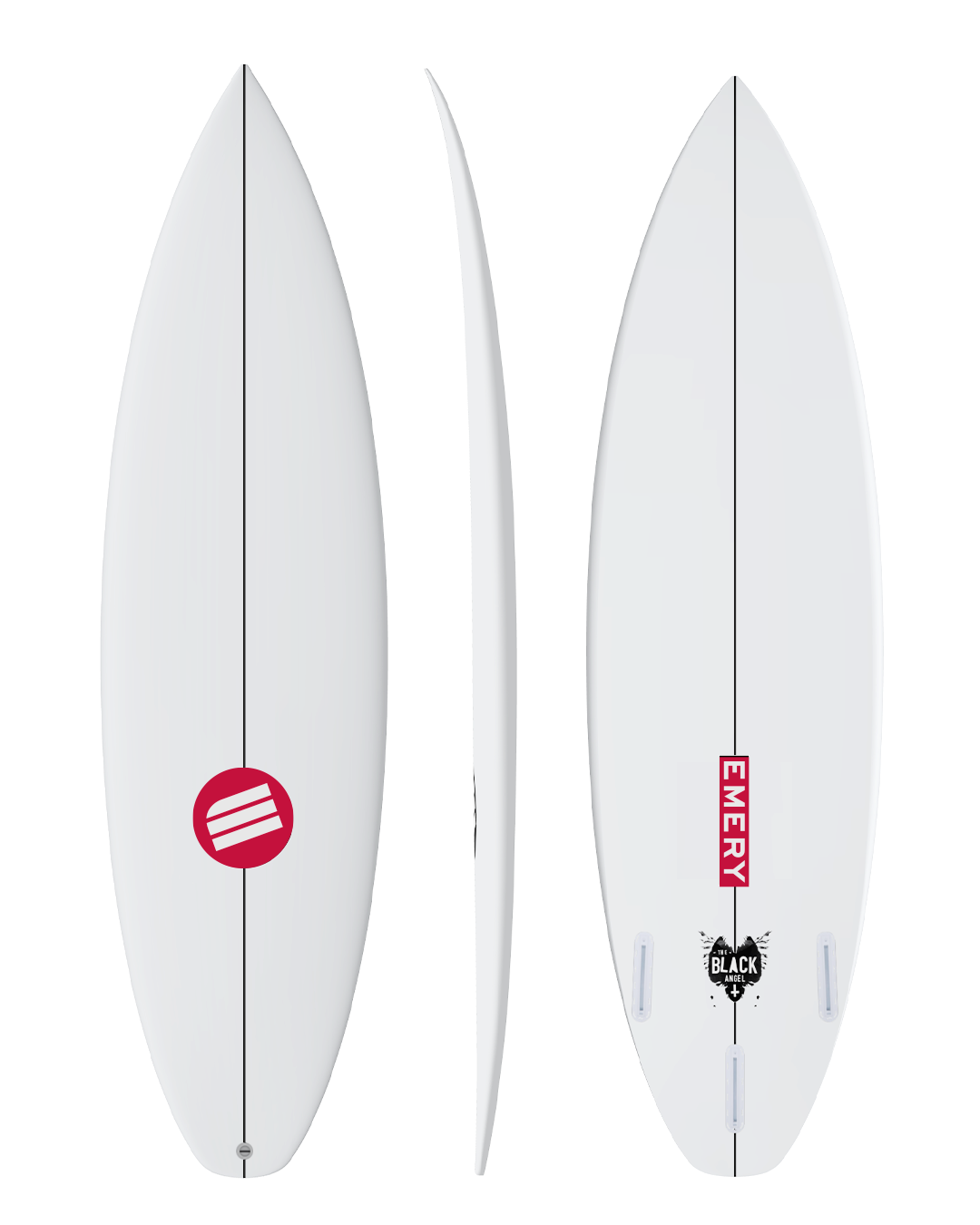Black Angel - Custom Order – Emery Surfboards & Apparel