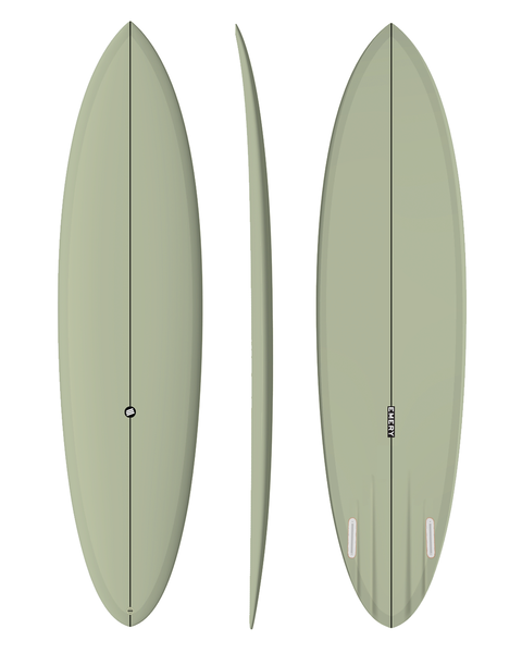 Emery Retoro bay twin fin 5'10 | www.innoveering.net